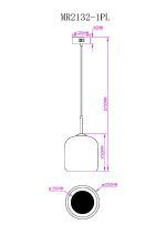 Подвесной светильник Myfar Charlie MR2132-1PL