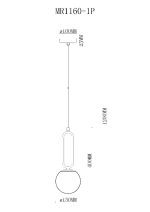 Подвесной светильник MyFar Pierre MR1160-1P