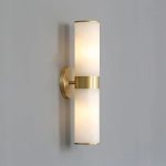 Настенный светильник Delight Collection Wall lamp 6483W/B brass/white