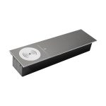 Блок розеток JX (Slide Top) (2 секции RJ-45 + 2 USB беспр.зарядка с кабелем питания) Mebax 00-00002892