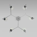 Люстра на штанге Eurosvet Prism 60143/6 хром a061939