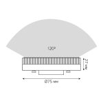 Лампа светодиодная диммируемая Gauss GX53 8W 4100K матовая 108408208-D