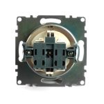 Розетка 1-местная с/з с защитной шторкой Stekker Катрин GLS16-7112-08 49222