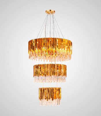 Каскадная люстра AM Group Roberto Cavalli L800-600-400