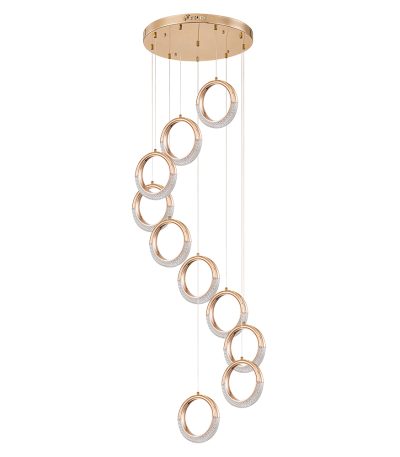 Каскадная люстра Arte Lamp Montana A7777SP-10GO