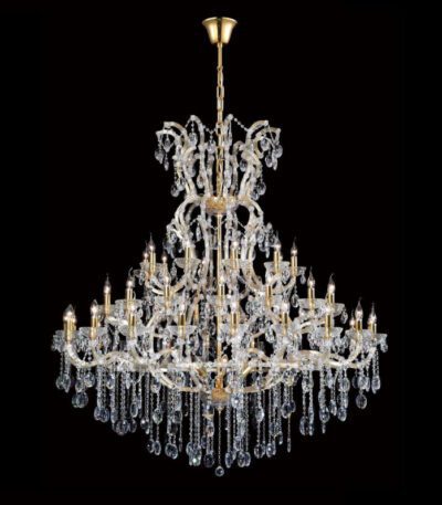 Каскадная люстра Crystal Lux Hollywood SP53 Gold