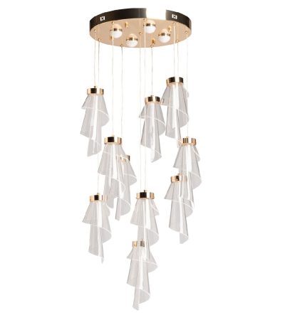 Каскадная люстра De Markt Конти 488013110