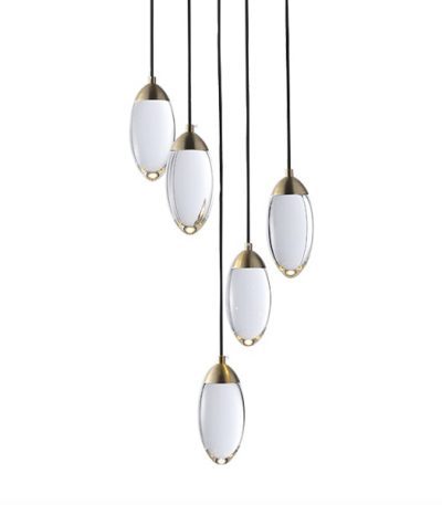 Каскадная люстра DeLight Collection Celestial MT8848-5H brass