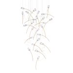 Каскадная люстра Delight Collection 9081P/25 gold