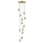 Каскадная люстра Delight Collection MD24001033-12A gold/clear