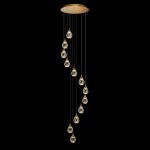 Каскадная люстра Delight Collection Stilla MD24001004-12A gold/clear