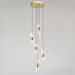 Каскадная люстра DeLight Collection MD23001022-5A gold