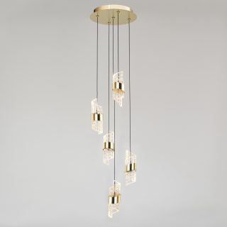 Каскадная люстра DeLight Collection MD23001022-5A gold