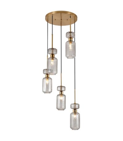 Каскадная люстра Escada Gloss 1141/5S Smoke