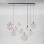 Каскадная люстра Eurosvet Gemini 90353/9 хром a069039