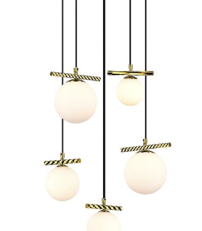 Каскадная люстра iLamp Golden 2134-6D BR+MBK