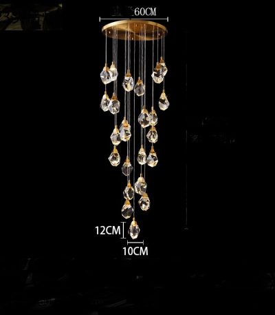Каскадная люстра ImperiumLoft Cristel One 193597-26