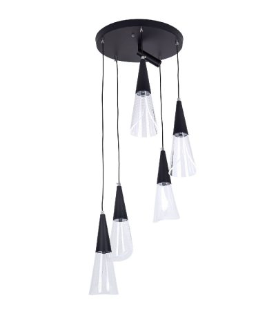 Каскадная люстра LED4U L7106-6 BK