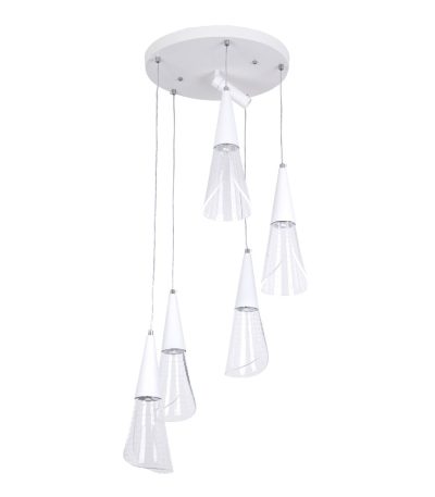 Каскадная люстра LED4U L7106-6 WТ