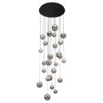 Каскадная люстра Modelux ML.2338.25 BK-CR