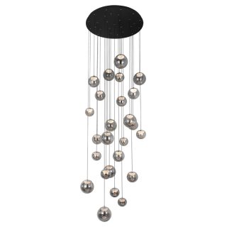 Каскадная люстра Modelux ML.2338.25 BK-CR