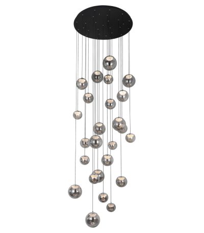 Каскадная люстра Modelux ML.2338.25 BK-CR