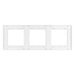 Рамка трехместная Arlight FRM-GLARE-GS-3-WH 043799