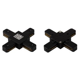 Х-образный соединитель для однофазного шинопровода IMEX TR-X BK