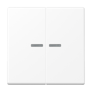 Клавиша 2-ная с двумя линзами Jung A500 A595KO5WWM