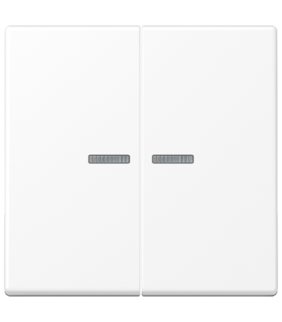 Клавиша 2-ная с двумя линзами Jung A500 A595KO5WWM