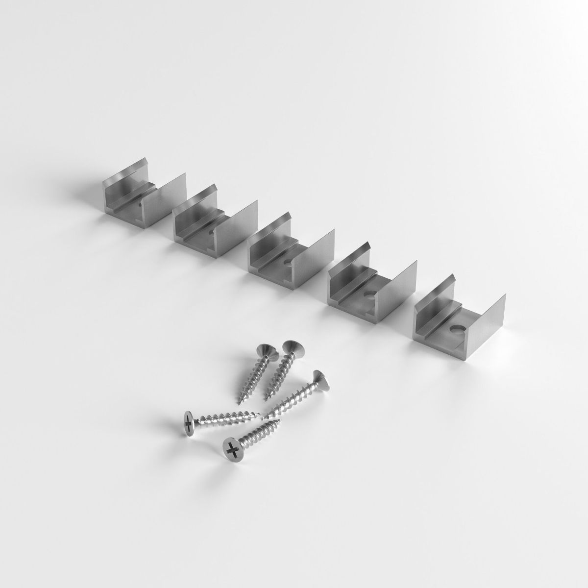 Клипса для силиконового профиля для светодиодной ленты (5 шт.) Elektrostandard Clip LL-2-ALP027 4690389217500 a071103