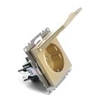 Розетка 1-местная с/з с защитной шторкой Stekker Катрин GLS16-7112-08 49222