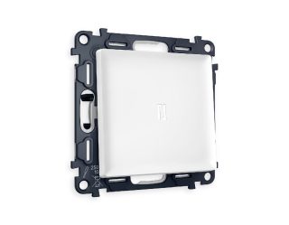 Комплект механизма 1-кл проходного выключателя с подсветкой Ambrella Volt Alfa MA122035