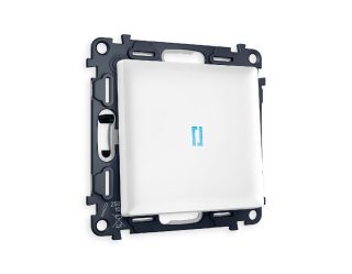 Комплект механизма 1-кл проходного выключателя с подсветкой Ambrella Volt Alfa MA122040