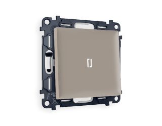 Комплект механизма 1-кл проходного выключателя с подсветкой Ambrella Volt Alfa MA362035