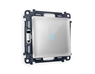 Комплект механизма 1-кл проходного выключателя с подсветкой Ambrella Volt Alfa MA402040