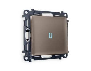 Комплект механизма 1-кл проходного выключателя с подсветкой Ambrella Volt Alfa MA632040