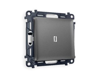 Комплект механизма 1-кл проходного выключателя с подсветкой Ambrella Volt Alfa MA652035