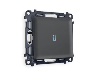 Комплект механизма 1-кл проходного выключателя с подсветкой Ambrella Volt Alfa MA902040