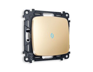 Комплект механизма 1-кл проходного выключателя с подсветкой Ambrella Volt Omega MO602040