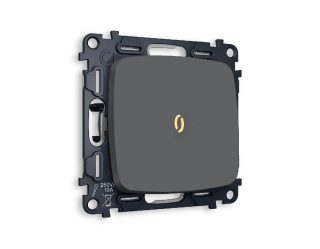 Комплект механизма 1-кл проходного выключателя с подсветкой Ambrella Volt Omega MO902030