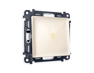 Комплект механизма 1-кл выключателя с подсветкой Ambrella Volt Alfa MA302010