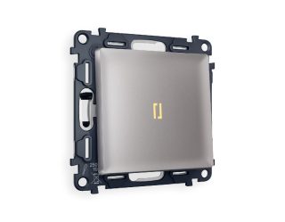 Комплект механизма 1-кл выключателя с подсветкой Ambrella Volt Alfa MA502010