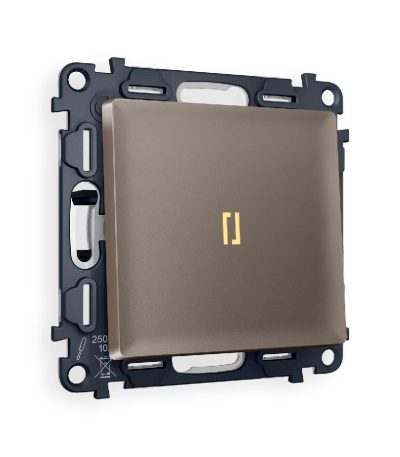 Комплект механизма 1-кл выключателя с подсветкой Ambrella Volt Alfa MA632010