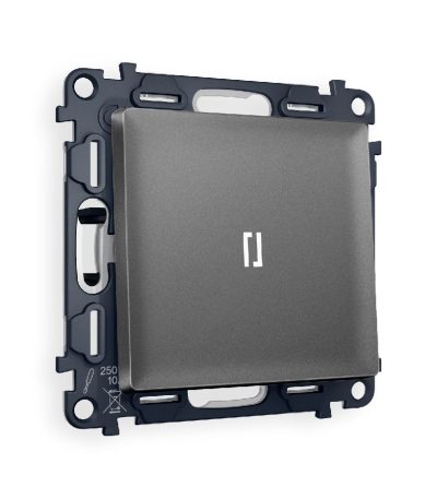 Комплект механизма 1-кл выключателя с подсветкой Ambrella Volt Alfa MA652015