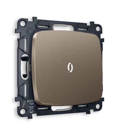 Комплект механизма 1-кл выключателя с подсветкой Ambrella Volt Omega MO632015