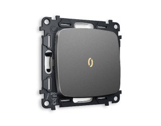 Комплект механизма 1-кл выключателя с подсветкой Ambrella Volt Omega MO652010