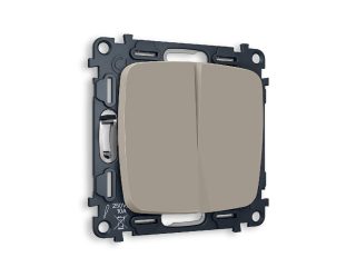 Комплект механизма 2-кл проходного выключателя Ambrella Volt Omega MO363020