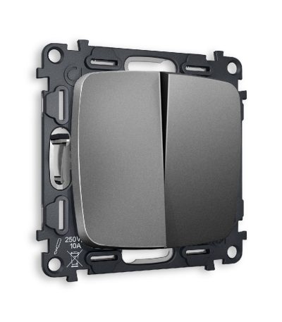 Комплект механизма 2-кл выключателя Ambrella Volt Omega MO653010