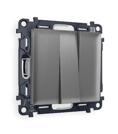 Комплект механизма 3-кл выключателя Ambrella Volt Alfa MA655010